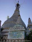Pagoda stupa on the Sagaing Hill, Burma.