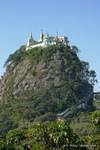 Monastery at the top of Taung Kalat, Mount Popa, Burma.
