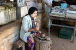 Paper manufacture handmade, Pindaya, Burma.