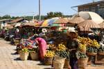 Street market around Pindaya, Burma.