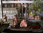 Small altar with Nats Rangoon, Burma.