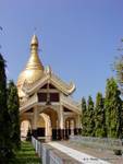 Maha Wizaya pagoda on the hill Dhammarakkhita (guardian of the law), Yangon, Burma.