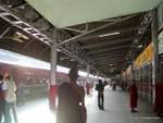Train to Mandalay from Yangon station, Burma.
