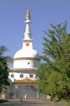 Particular form of stupa, Yangon, Burma.