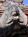 Sculpture Mudra position of the absence of fear, appeasement, Sagar, Burma.