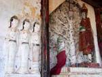 Statuary offerings, Takhaung Pagoda (Saga), Burma.