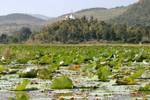 Lake landscape south of Lake Inle, Sagar, Burma.