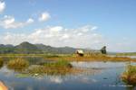 Landscape between Lake Inle Lake and Sankar (Sagar), Burma.