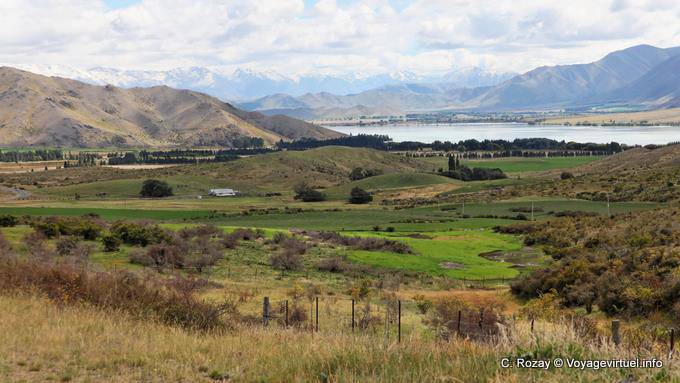 Landscape, Lake Benmore, Canterbury - New Zealand