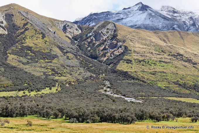 Landscape, Mount Cook Road, Canterbury - New Zealand
