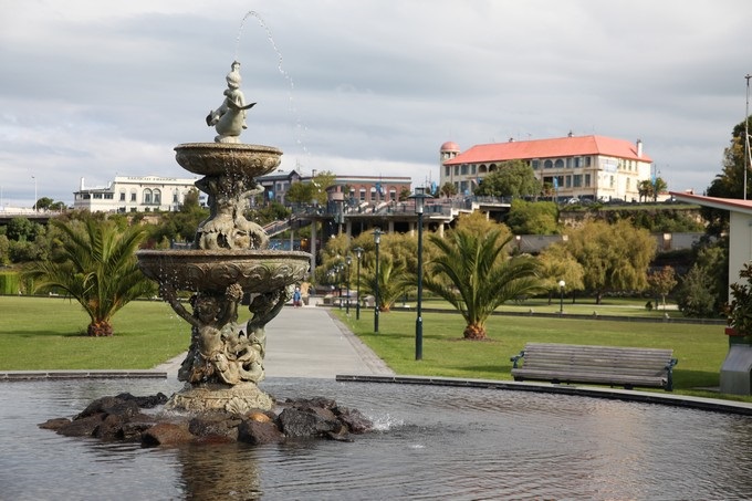 Fountain in Caroline Bay Park, Timaru, Canterbury - New Zealand