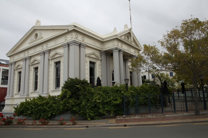 Timaru, angle Cains Tce - Station Street, Timaru, Canterbury - New Zealand