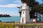Lighthouse on Caroline Bay, Timaru, Canterbury, New Zealand.