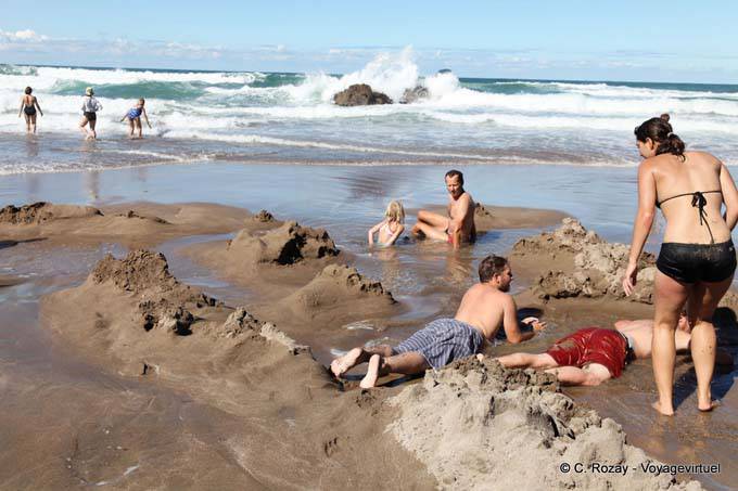 Hot bath, Hahei Hot Water Beach, Coromandel - New Zealand