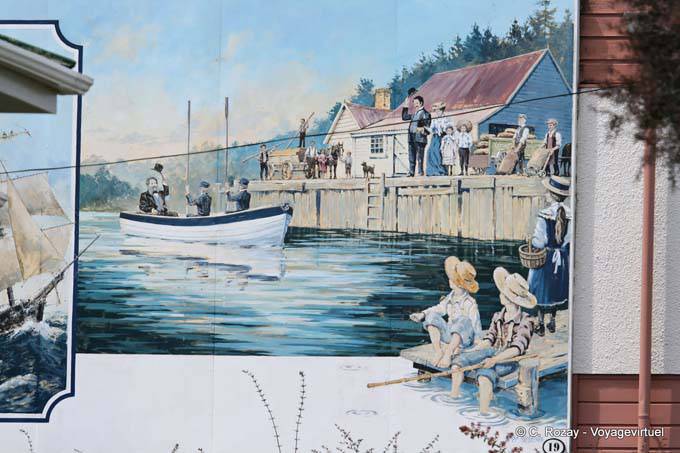 History painting, Katikati - New Zealand