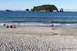 On the beach, Coromandel Hahei, New Zealand.
