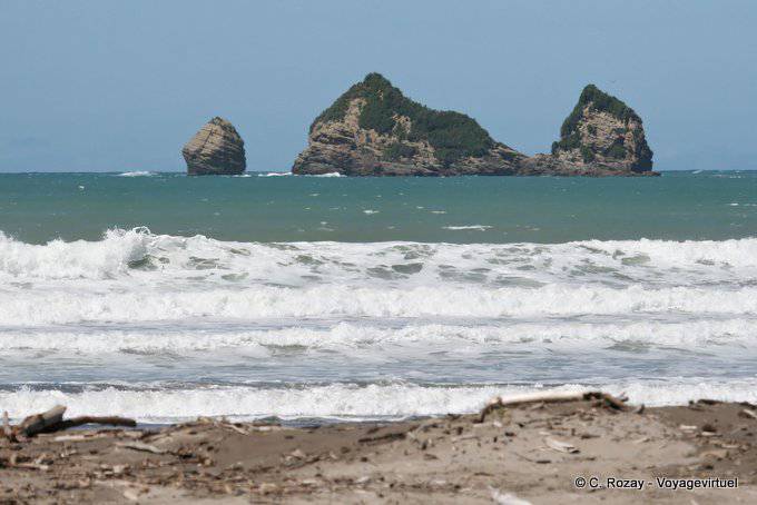 Motuoroi island, Anaura Bay, East Cape - New Zealand