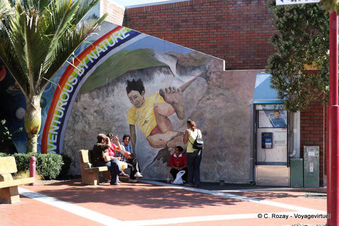 Opotiki, Mural Painting, East Cape - New Zealand