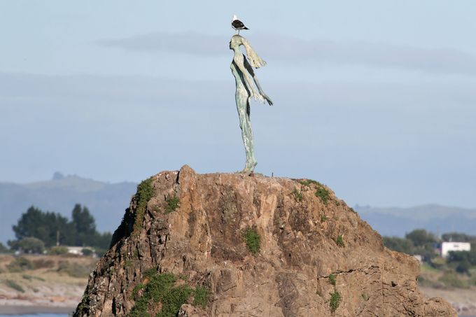 Wairaka Statue, Turuturu Roimata, Whakatāne Heads, East Cape - New Zealand