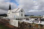 Cemetery and church, Raukokore Christ Church, East Cape, New Zealand.