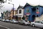 Along Marine Parade, Napier, Wooden Houses, East Coast, New Zealand.