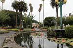 In the center of Clive Square, Napier Park, East Coast, New Zealand.