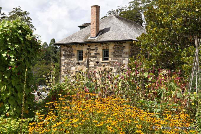 Side view of the Stone Store, Kemp House Kerikeri, Northland - New Zealand