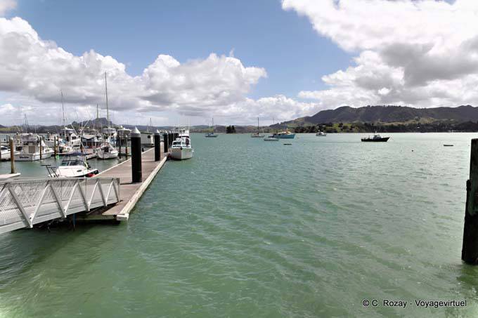 Pontoon on the port, Whangaroa, Northland - New Zealand