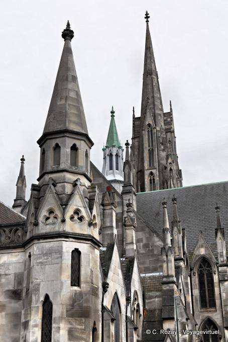Steeples on Bell Hill, Dunedin, First Church Of Otago - New Zealand
