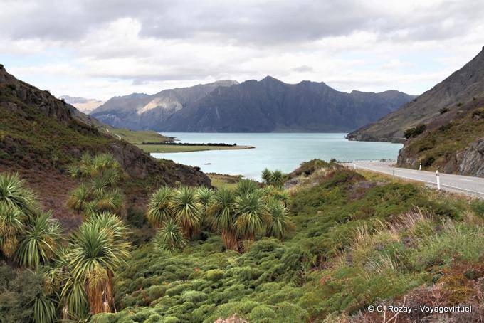 From the top of Makarora Road, Lake Hawea, Southland - New Zealand