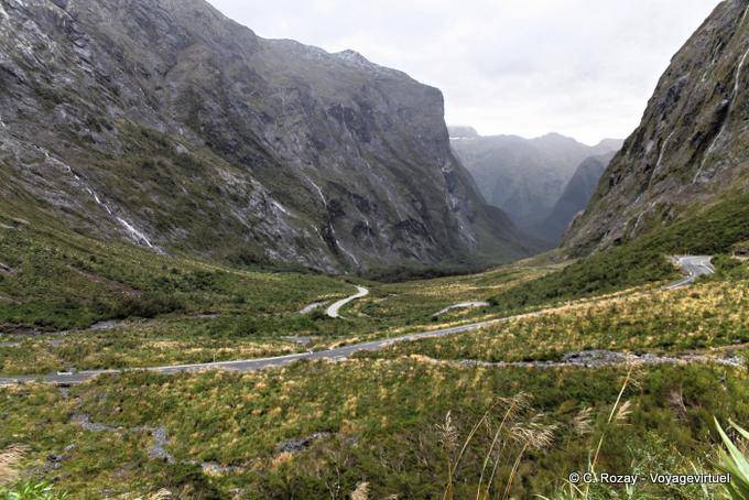 In Takitimu Mountains, Road to Milford Sound Te Anau, Southland - New Zealand