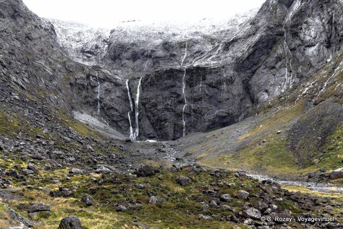 Remote before Homer tunnel Road to Milford Sound Te Anau, Southland - New Zealand