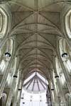 Huge vaulted ceiling, Dunedin St Pauls Cathedral, New Zealand.
