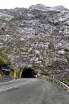 Homer Tunnel entrance, Road to Milford Sound Te Anau, Southland, New Zealand.