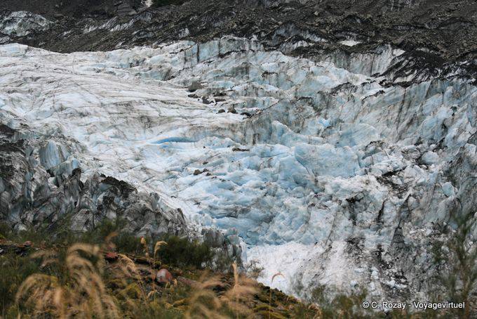 Ice in the National Park Westland Tai Poutini, Fox Glacier, Westcoast - New Zealand