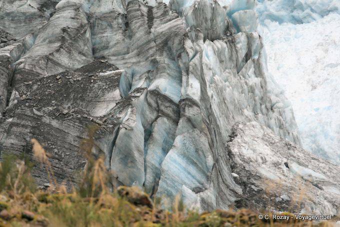 Ice melody Southern Alps in New Zealand, Fox Glacier, Westcoast - New Zealand