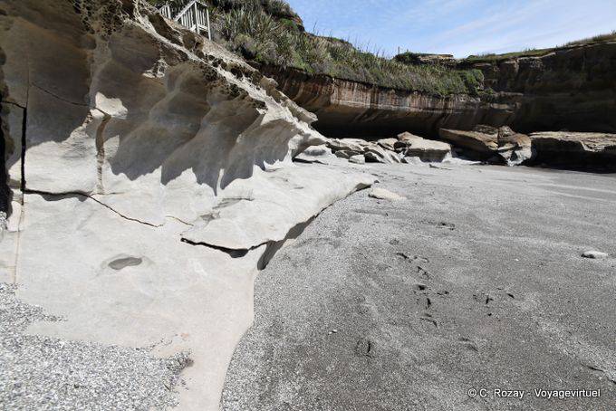 Limestone eroded north of the tip, Paparoa Park, Truman Track, Westcoast - New Zealand