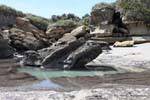 Rocky chaos at the mouth, Paparoa Park, Truman Track, Westcoast, New Zealand.