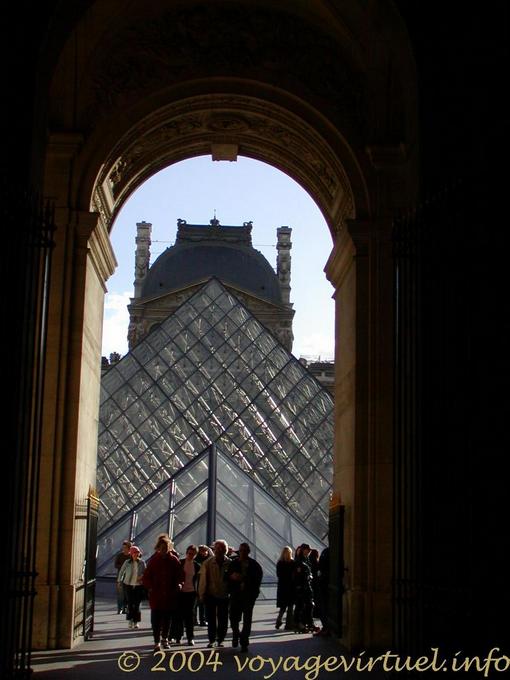 Variable geometry, the Louvre, Paris, France