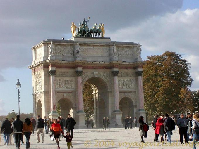 Arc de Triomphe du Carrousel, Paris, France