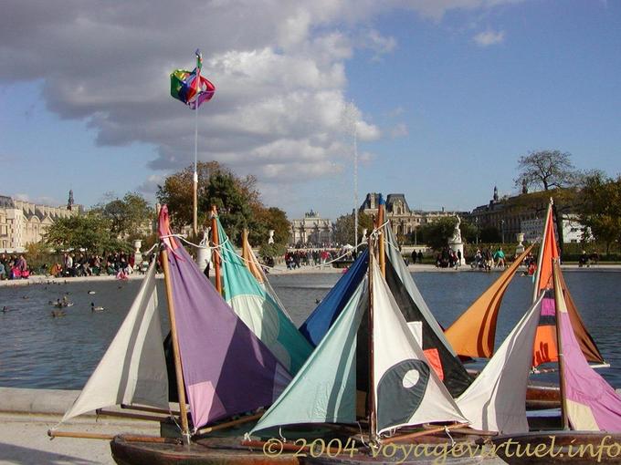 Sailboats, Jardin des Tuileries, Paris, France
