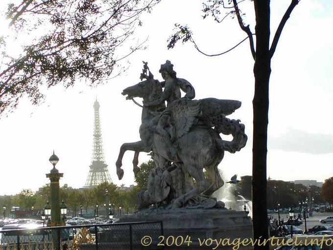 Mercury mounted on Pegasus, Antoine Coysevox, Paris, France