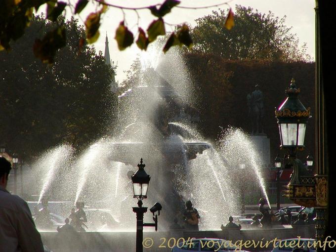 History waters, Fountain of the Rivers (1840), Place de la Concorde, Paris, France
