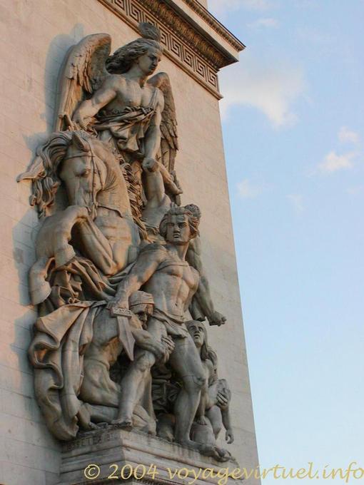 Resistance, by Antoine Etex, Arc de Triomphe, Paris, France