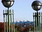 Streetlights in Beaubourg, Paris, France.