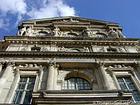 Facade of Pavillon Sully, Louvre, Paris, France.