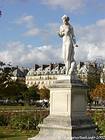 Sculpture of Diana the Huntress, nudity at the Jardin des Tuileries, Paris, France.