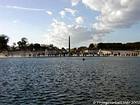 Basin octagonal and obelisk, Jardin des Tuileries, Paris, France.