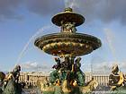 Fountain designed by architect Jacques Hittorff, Place de la Concorde, Paris, France.