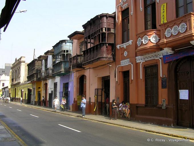 Color street in Barranco, Lima -Peru